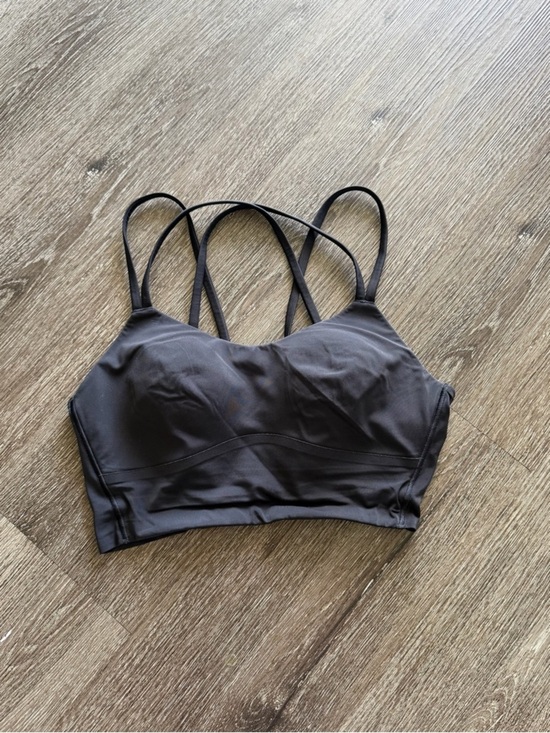 lululemon athletica Other - lululemon athletica Black Strappy Longline Sports Bra